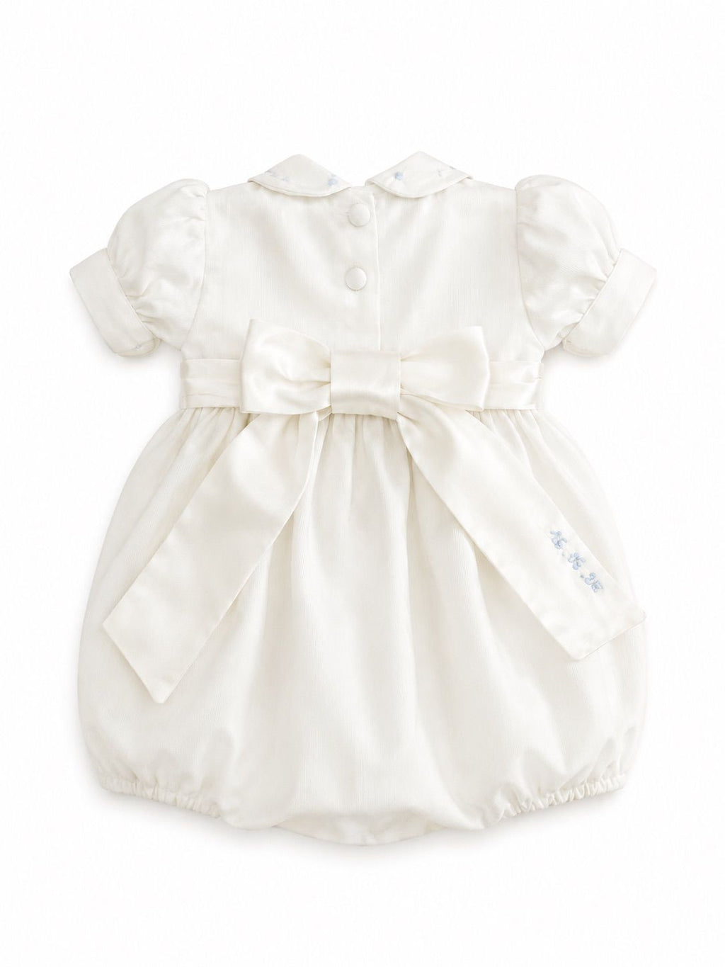 BLUE SMOCKED ROMPERS