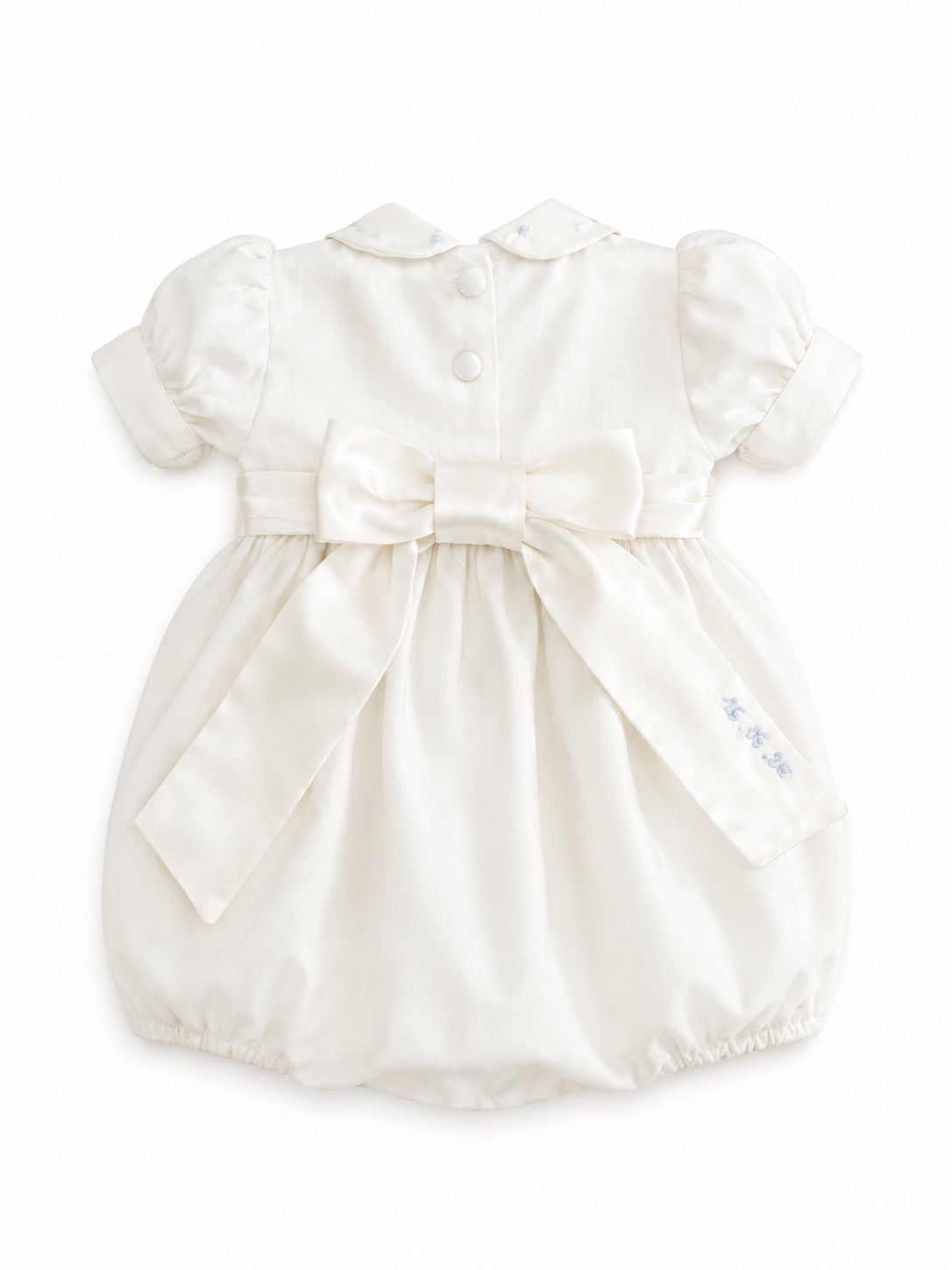 BLUE SMOCKED ROMPERS
