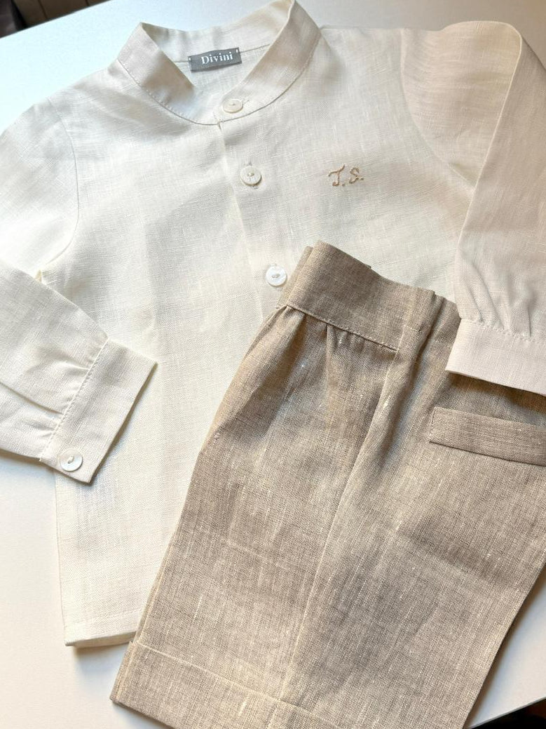 LINEN COREANA SHIRT