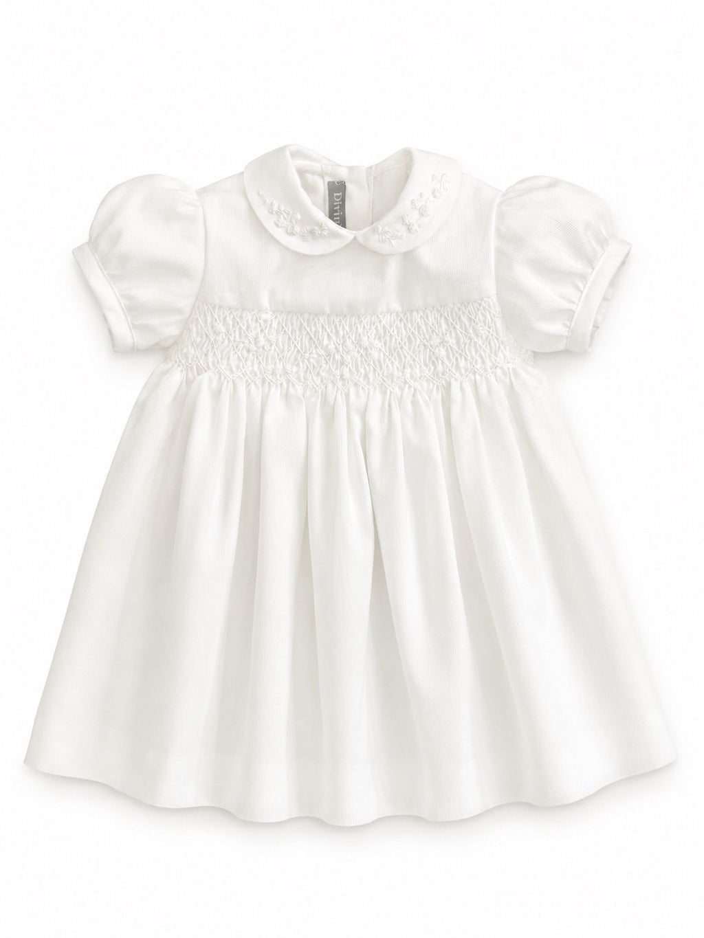 ALL WHITE SMOCKED DRESS