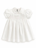 ALL WHITE SMOCKED DRESS