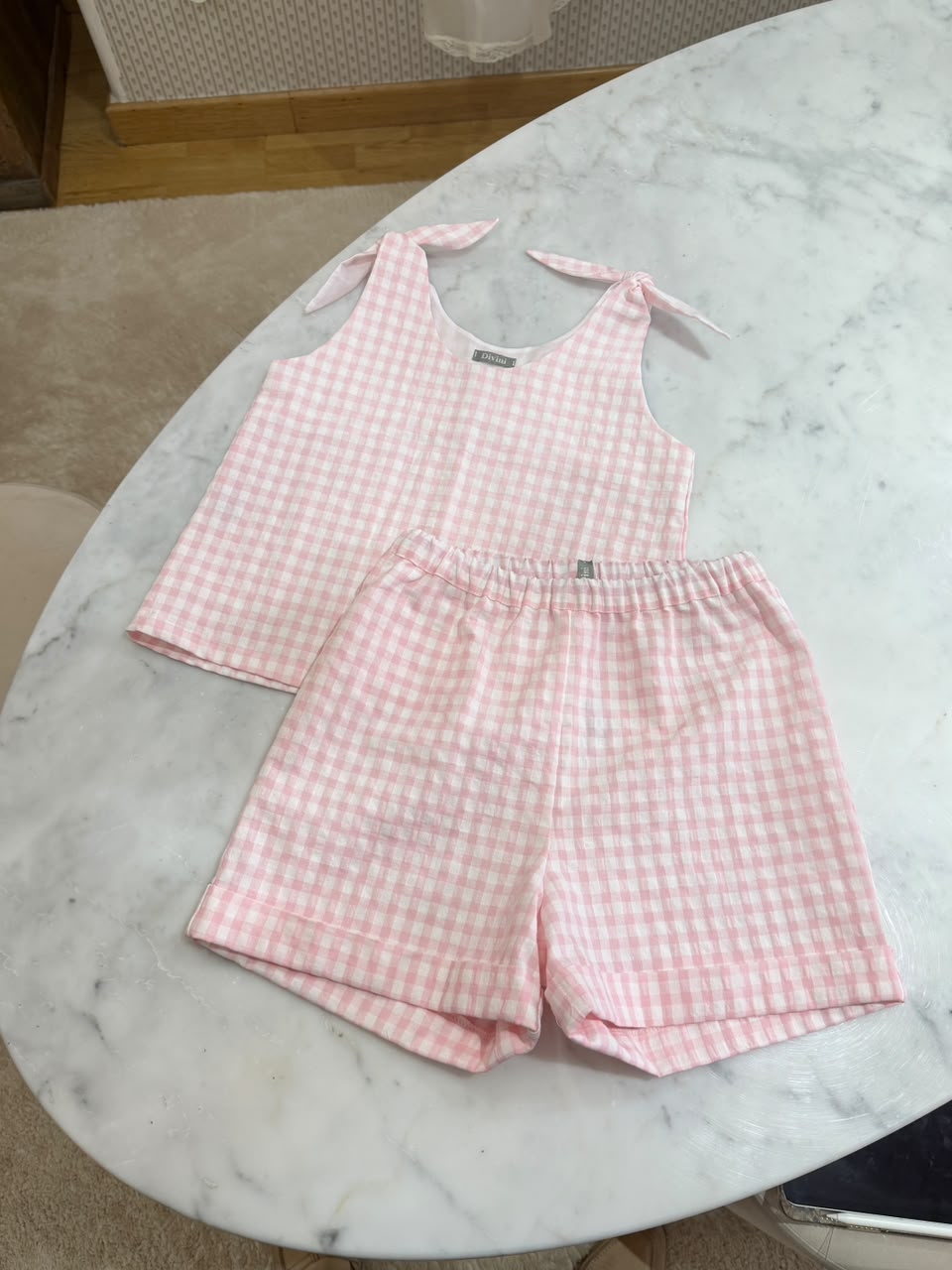 MAXI VICHY SHORTS